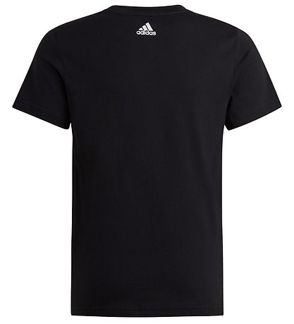 adidas Performance T-Shirt - G LIN T - Schwarz/Weiß