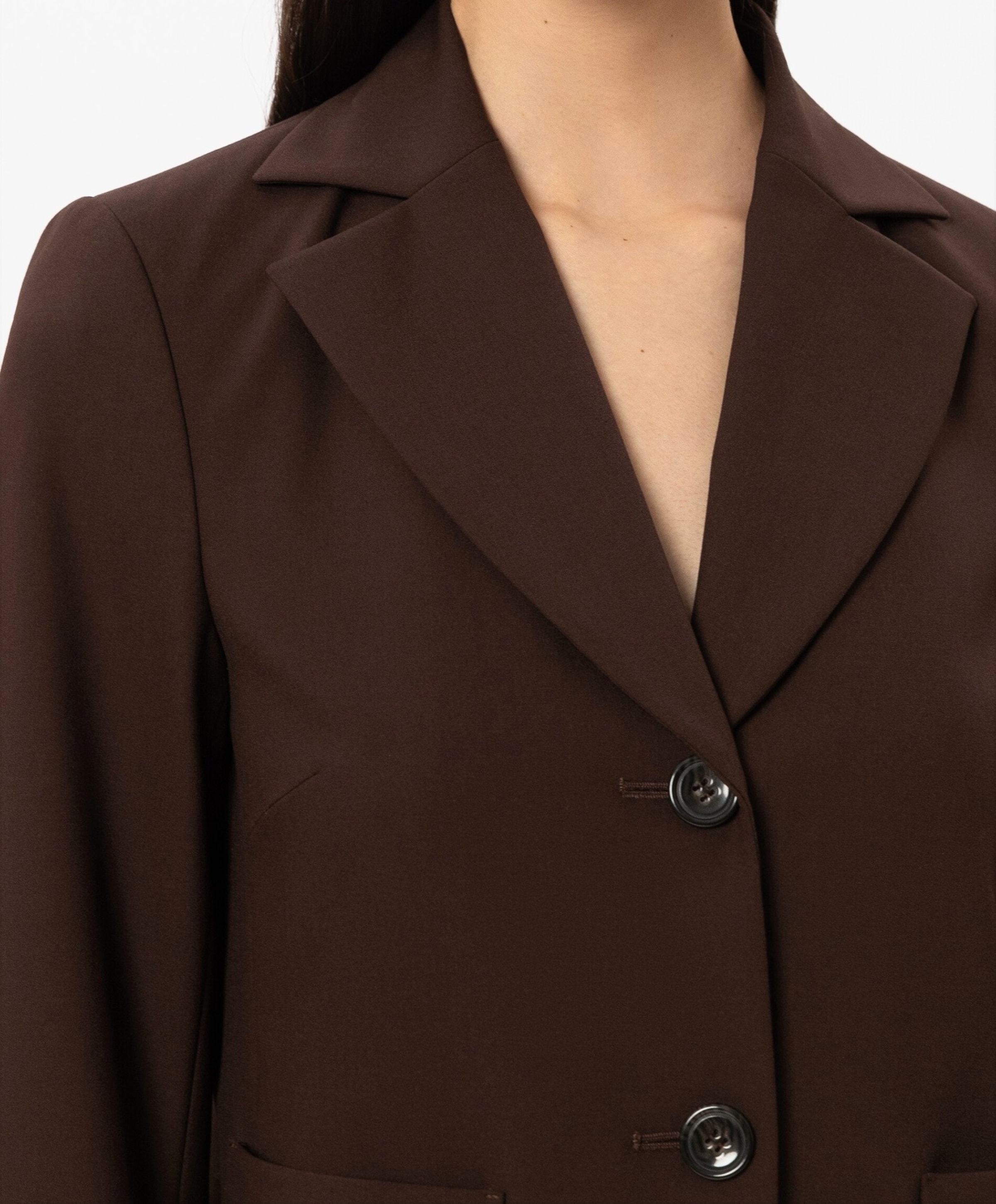LUISA CERANO Dames blazer bruin