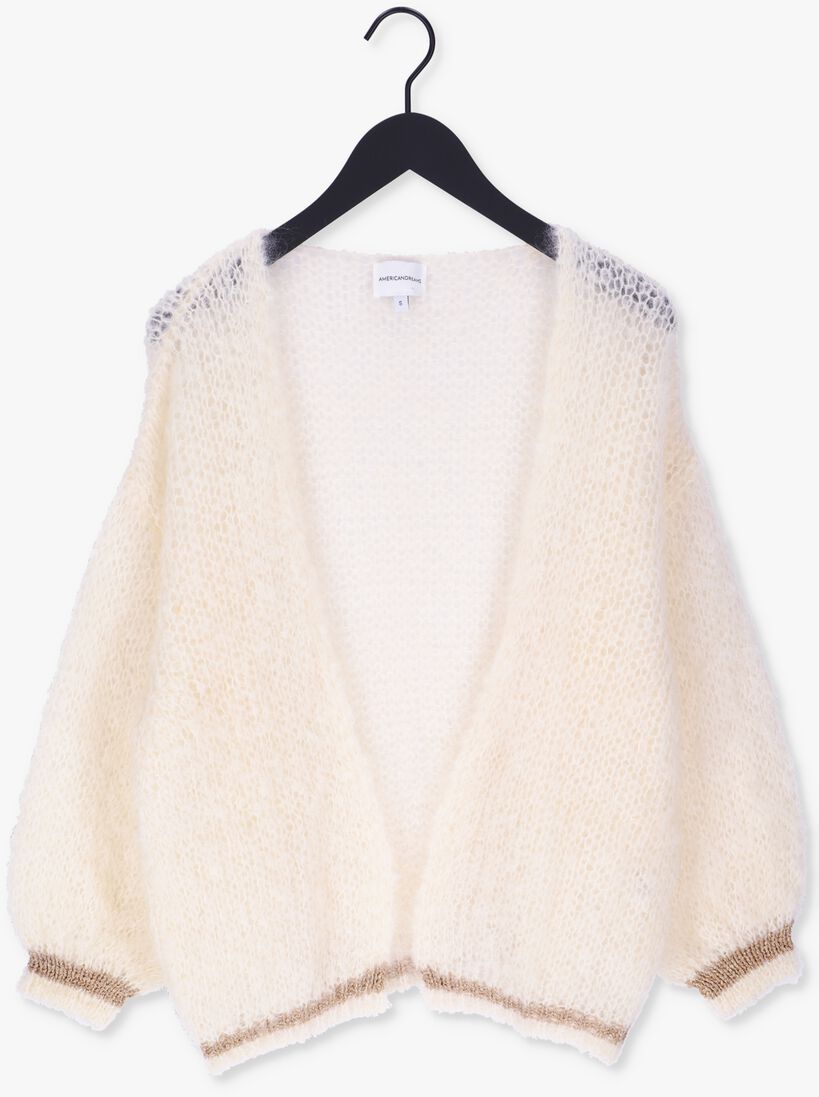 AMERICAN DREAMS witte american dreams vest olivia mohair cardigan