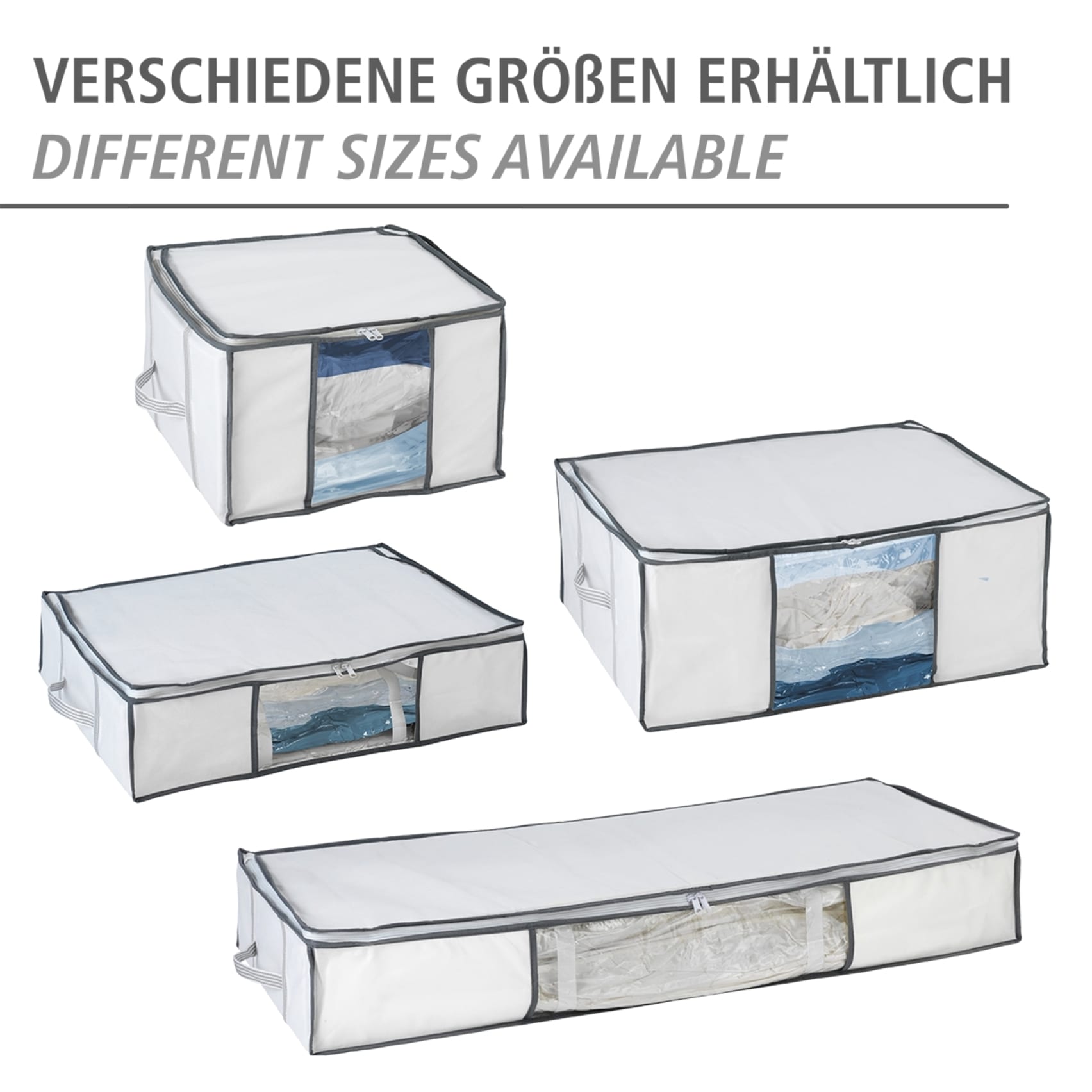 WENKO Unterbettkommode »Vakuum Soft Box XL« integrierte Vakuum-Tasche & Blitzventil, bis zu 75 % Platzersparnis