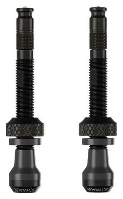 Valves Tubeless Schwalbe Click Valve 40mm Noir