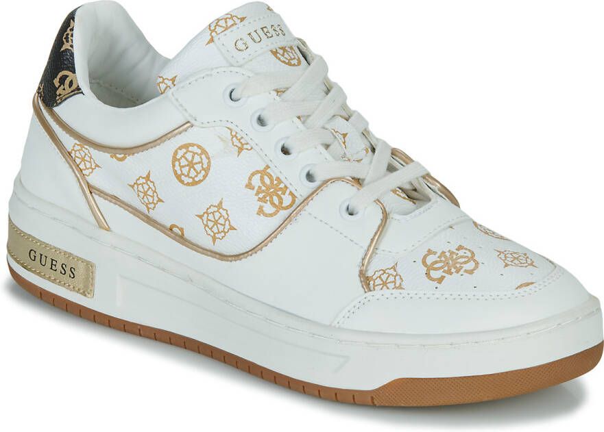 GUESS Tokyo Lage sneakers Leren Sneaker Dames Wit