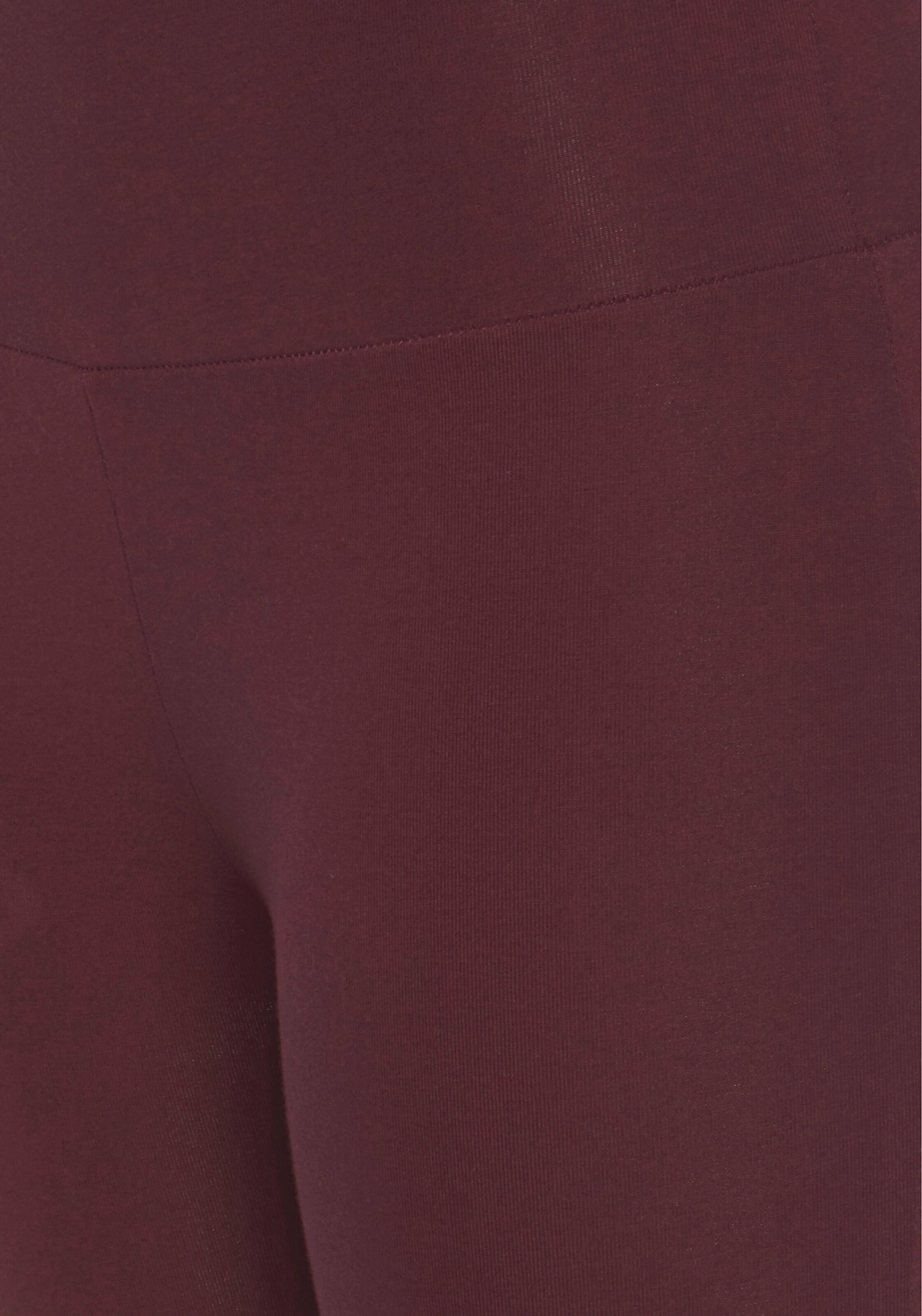 LASCANA Leggings in weinrot