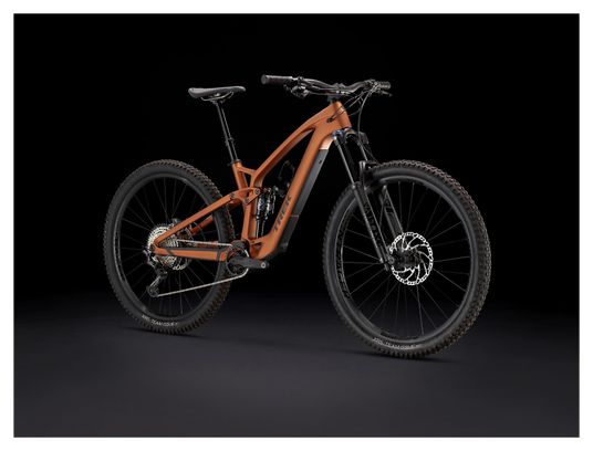 VTT Électrique Tout-Suspendu Trek Fuel EXe 9.7 Shimano SLX / XT 12V 360 Wh 29'' Orange Flake