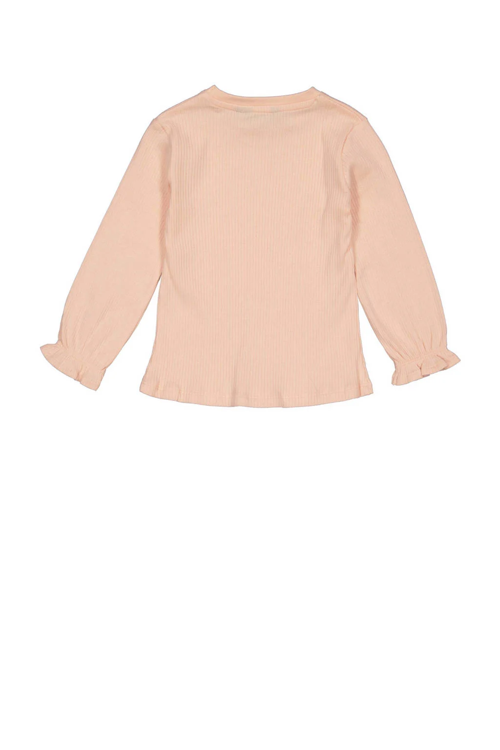 Quapi Mini longsleeve lichtroze rib gebreid