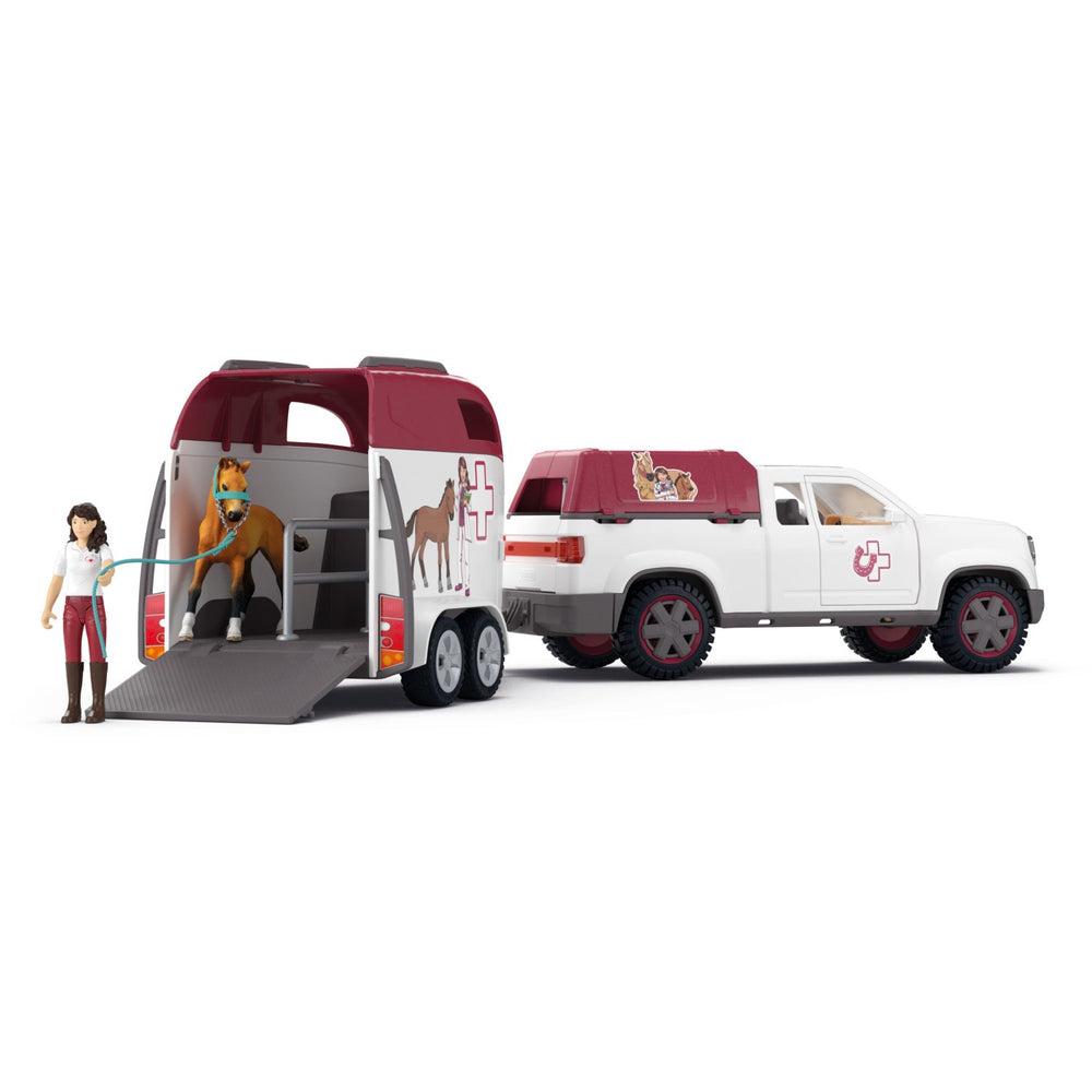 Køb Schleich Mobil Dyrlæge Med Trailer