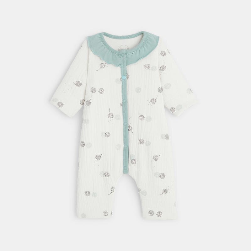 Combinaison bébé en tissu lange Aucune nuance