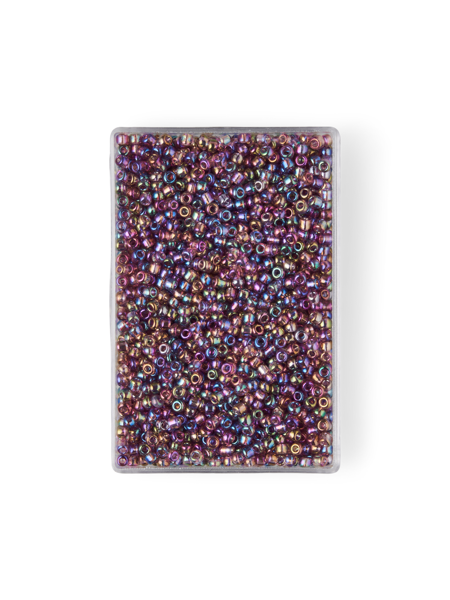 Glasperler | Glas. 2 x 1,5 mm. | Rose