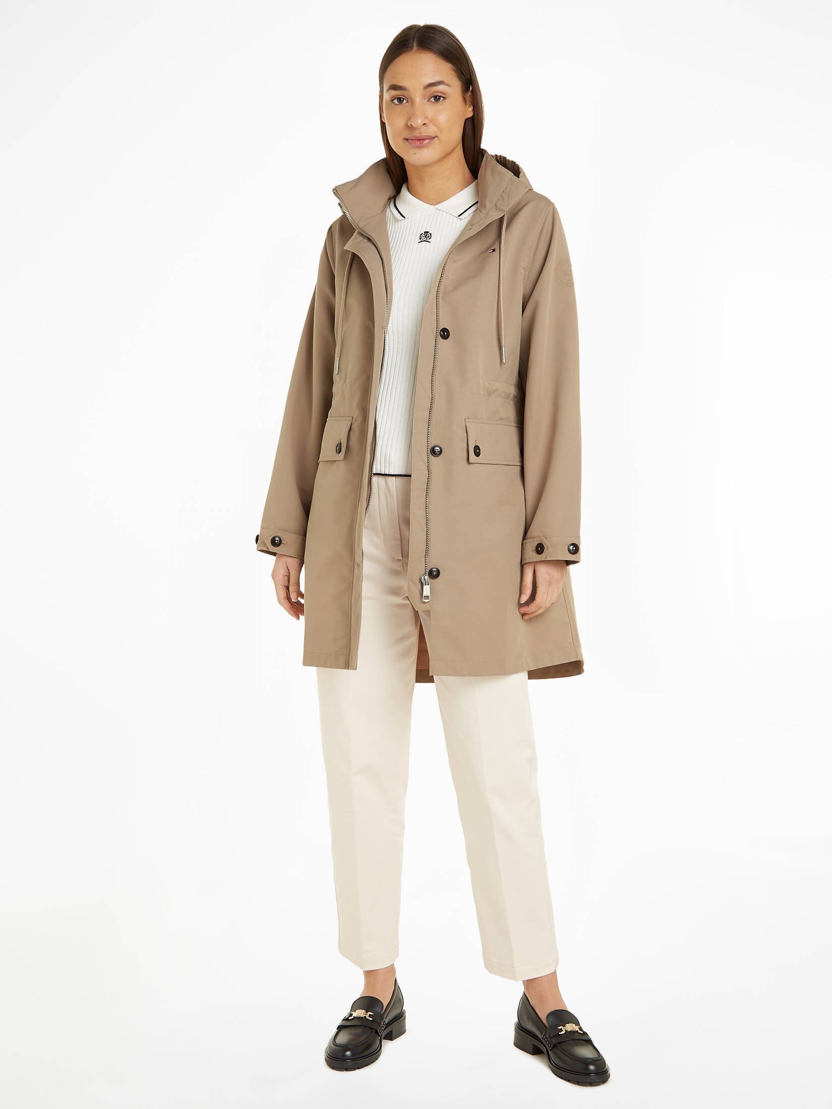 Tommy Hilfiger| Damen Mantel mit Kapuze