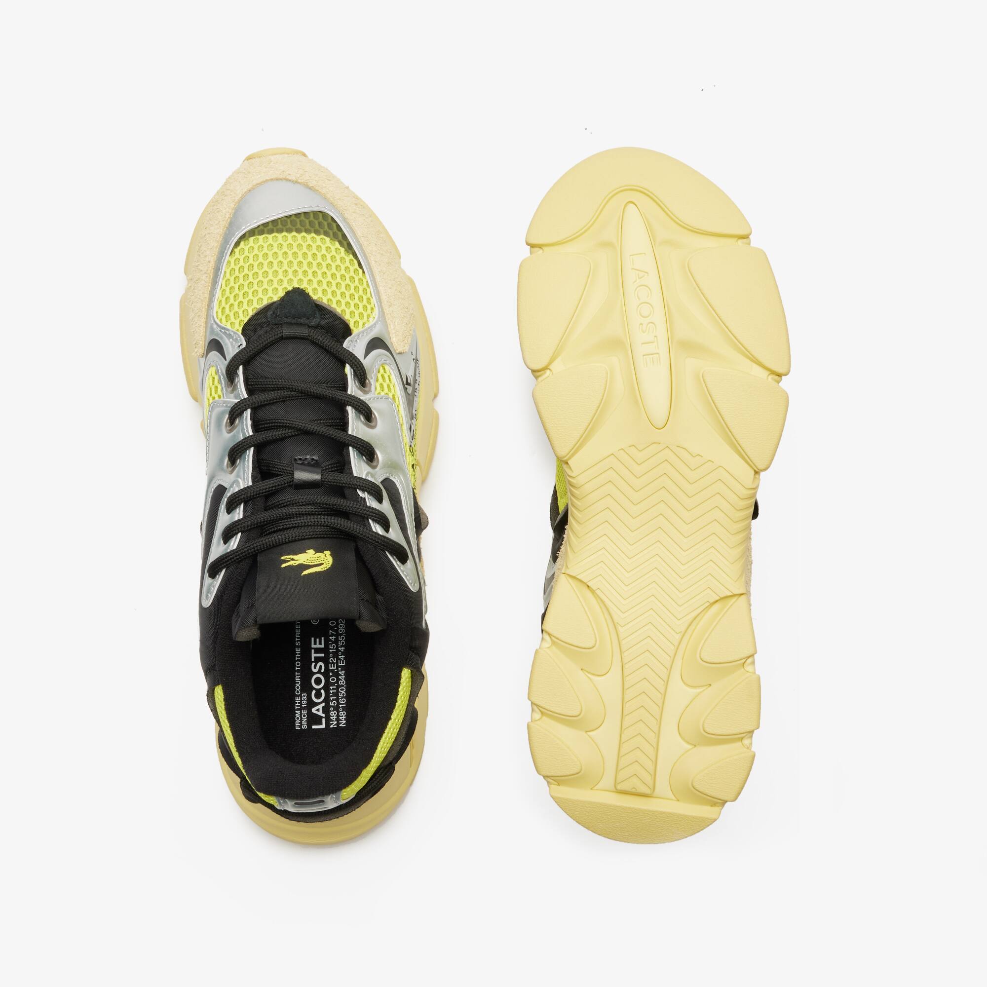 Sneakers L003 Neo homme contrastées Sneakers - Jaune - Lacoste - Homme