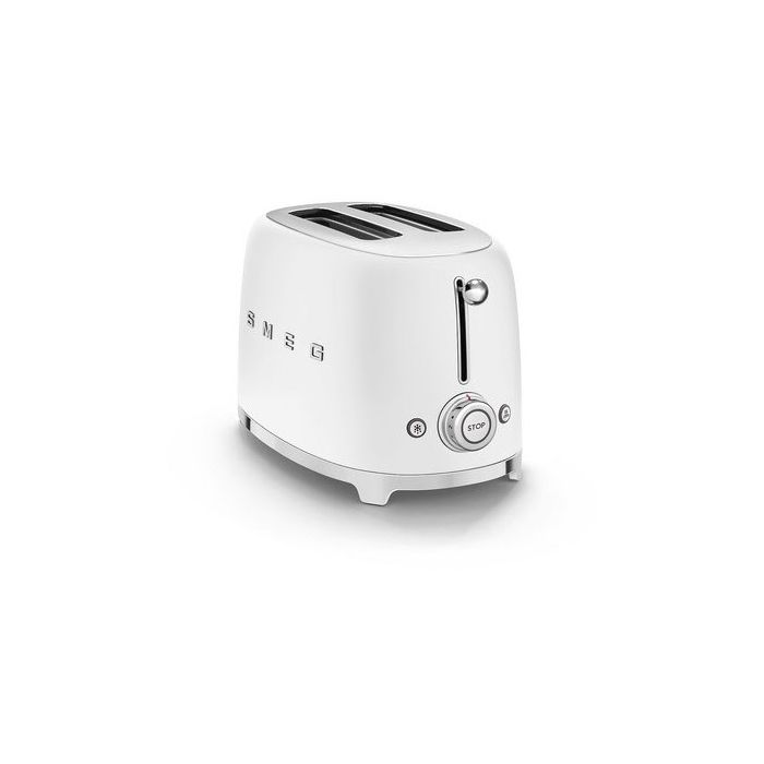 SMEG Toaster 2-Schlitz 50's Retro Style TSF01WHMEU Weiß Matt