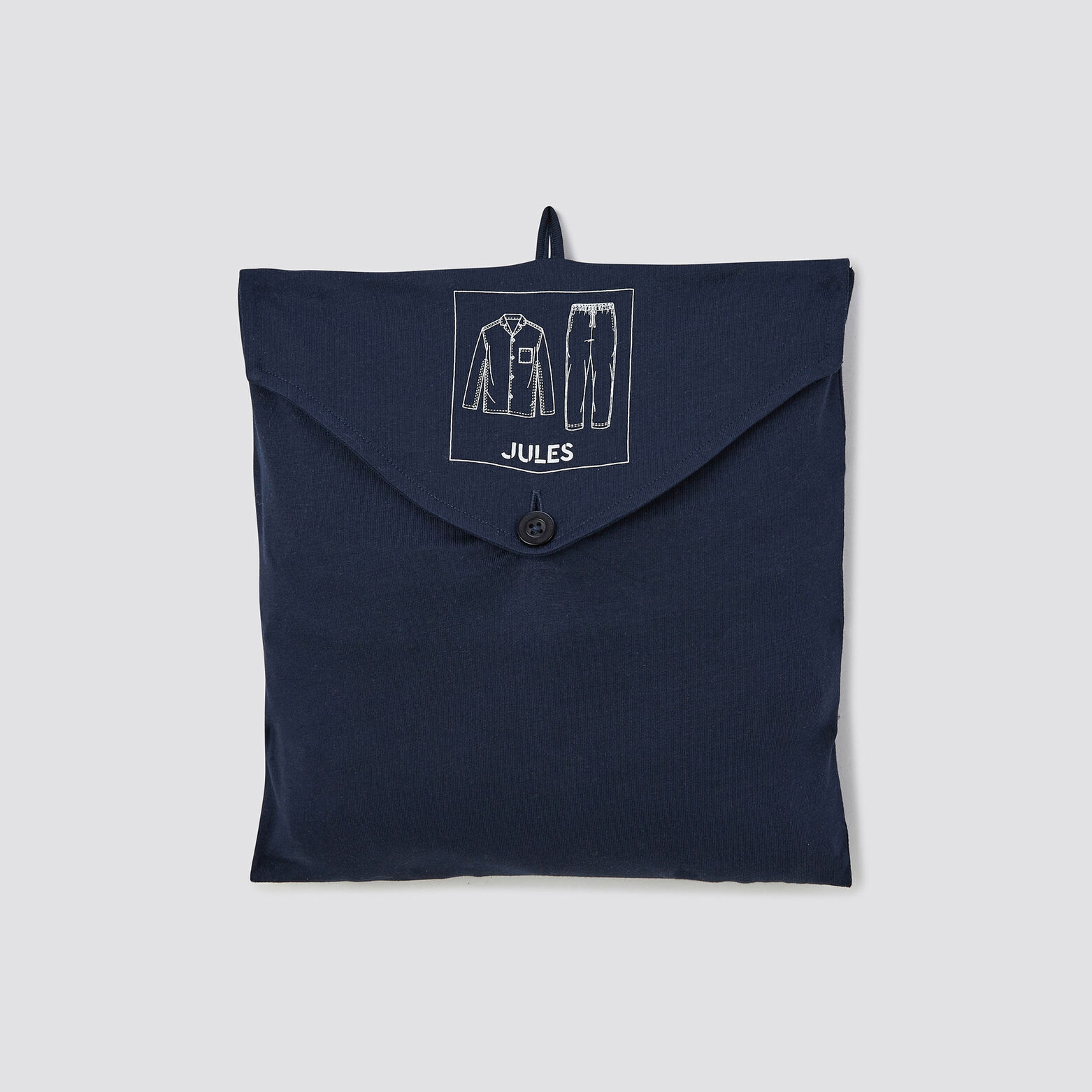 Pyjama chemise et pantalon Bleu foncé