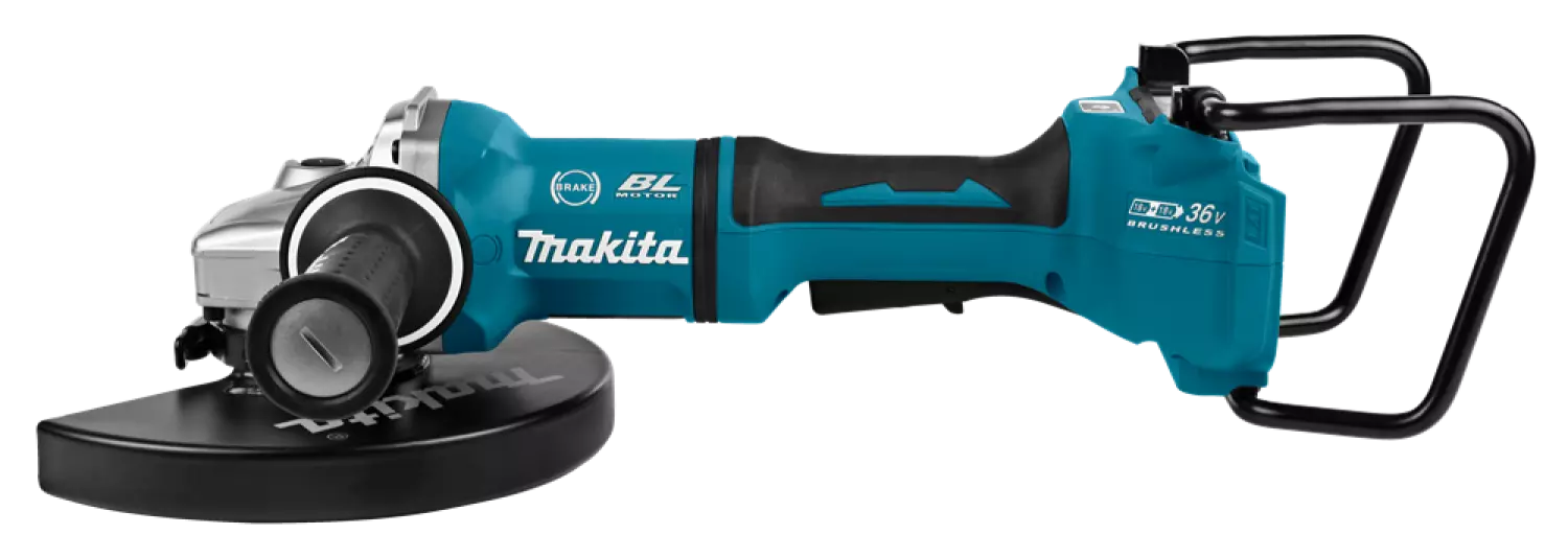 Makita DGA901ZKU1 LXT 36V (2x18V) Li-Ion Accu Haakse slijper body in koffer - 230mm