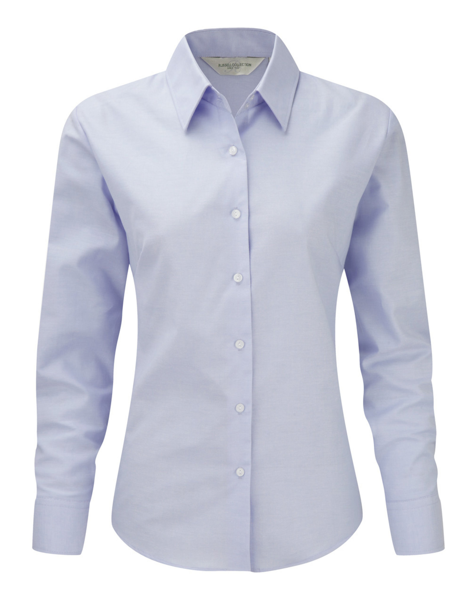 Russell Europe R-932F-0 - Blouse Élégante en Oxford à Manches Longues