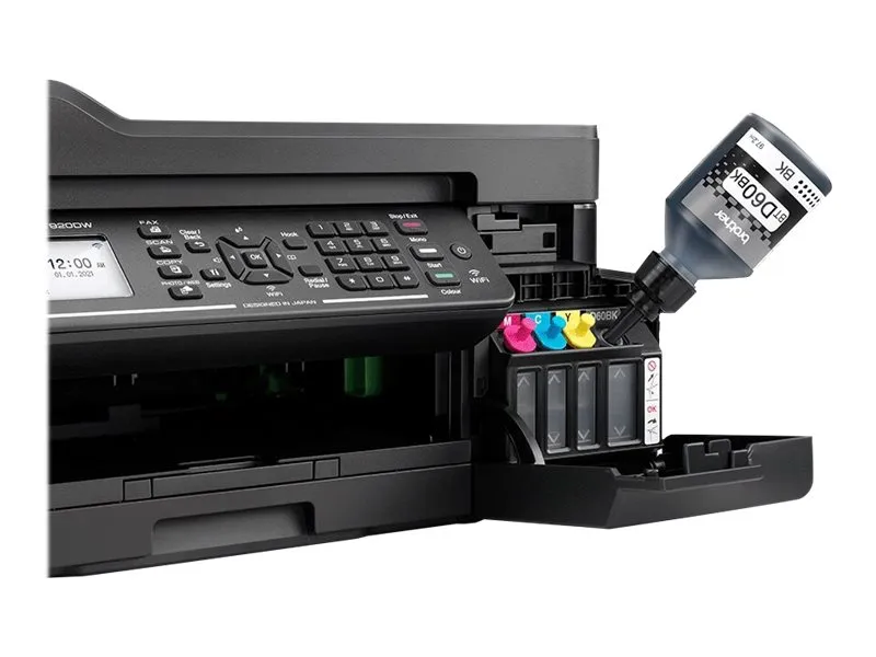 Brother MFC-T920DW - Multifunktionsprinter - farve - blækprinter - 215.9 x 355.6 mm (original) - op til 13 spm (kopiering) - op til 17 spm (udskriver) - 230 ark - 14.4 Kbps - USB 2.0, LAN, Wi-Fi(n)