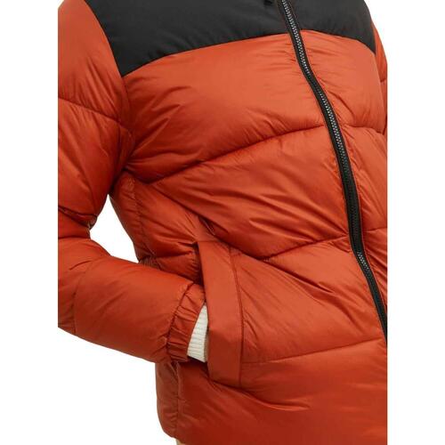 Jack & Jones - JJETOBY PUFFER COLLAR SN Naranja