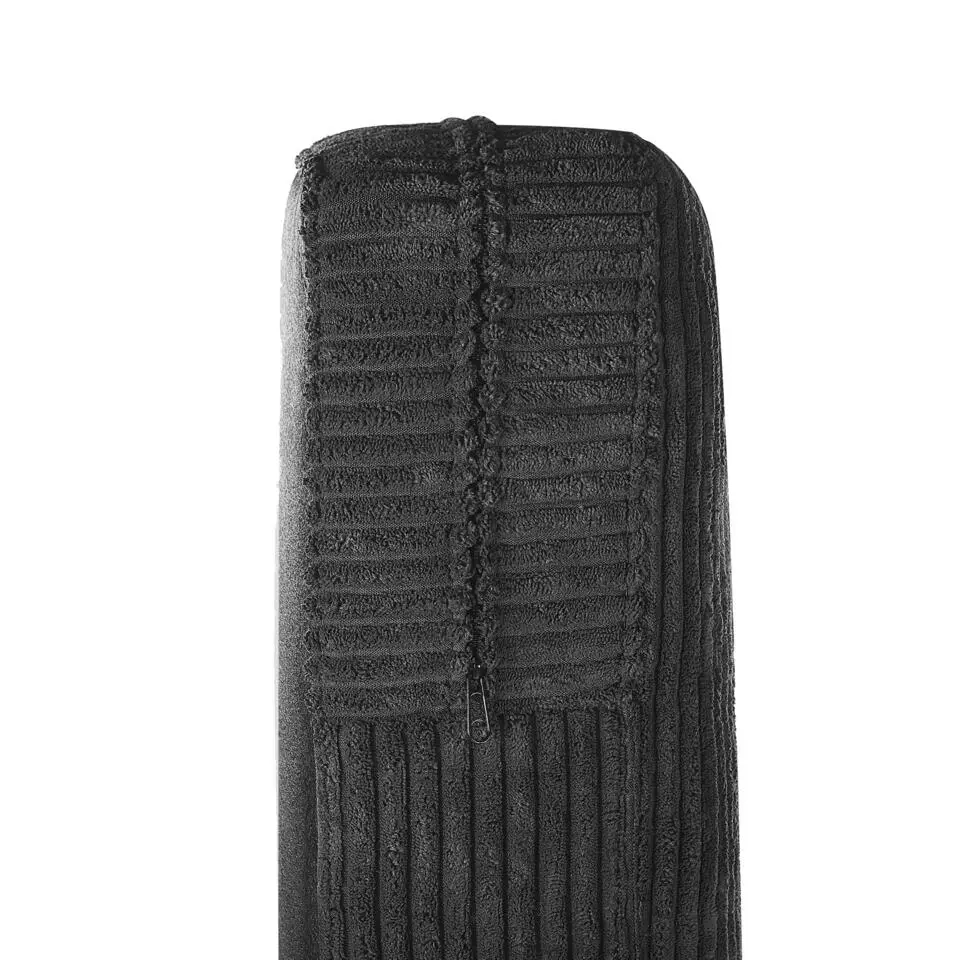 VIND - Fauteuil - Zwart - Corduroy