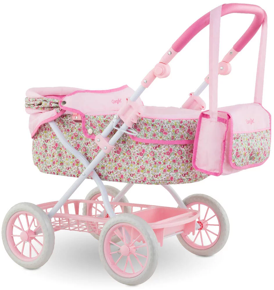 LANDAU FLEURI POUR POUPON 36, 42 ET 52 CM - COROLLE ACCESSOIRES