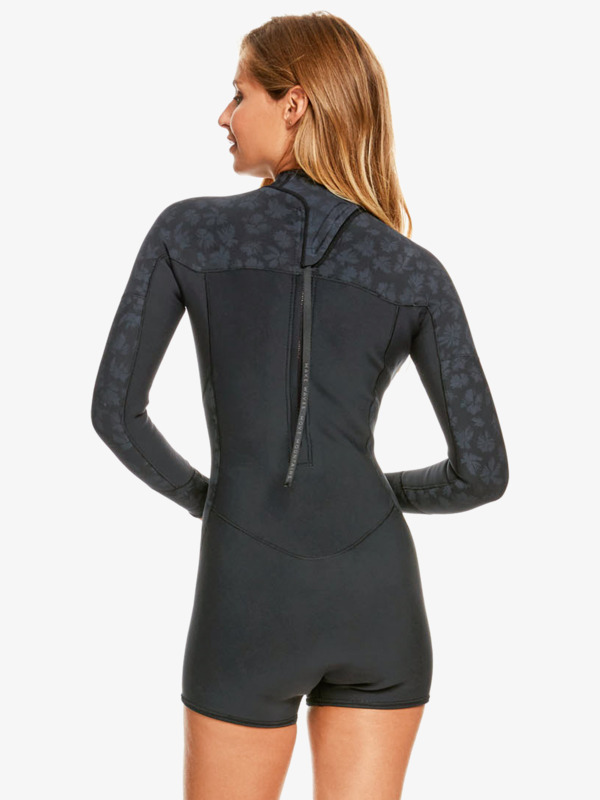 2mm Swell Series Springsuit manches longues Noir Femme