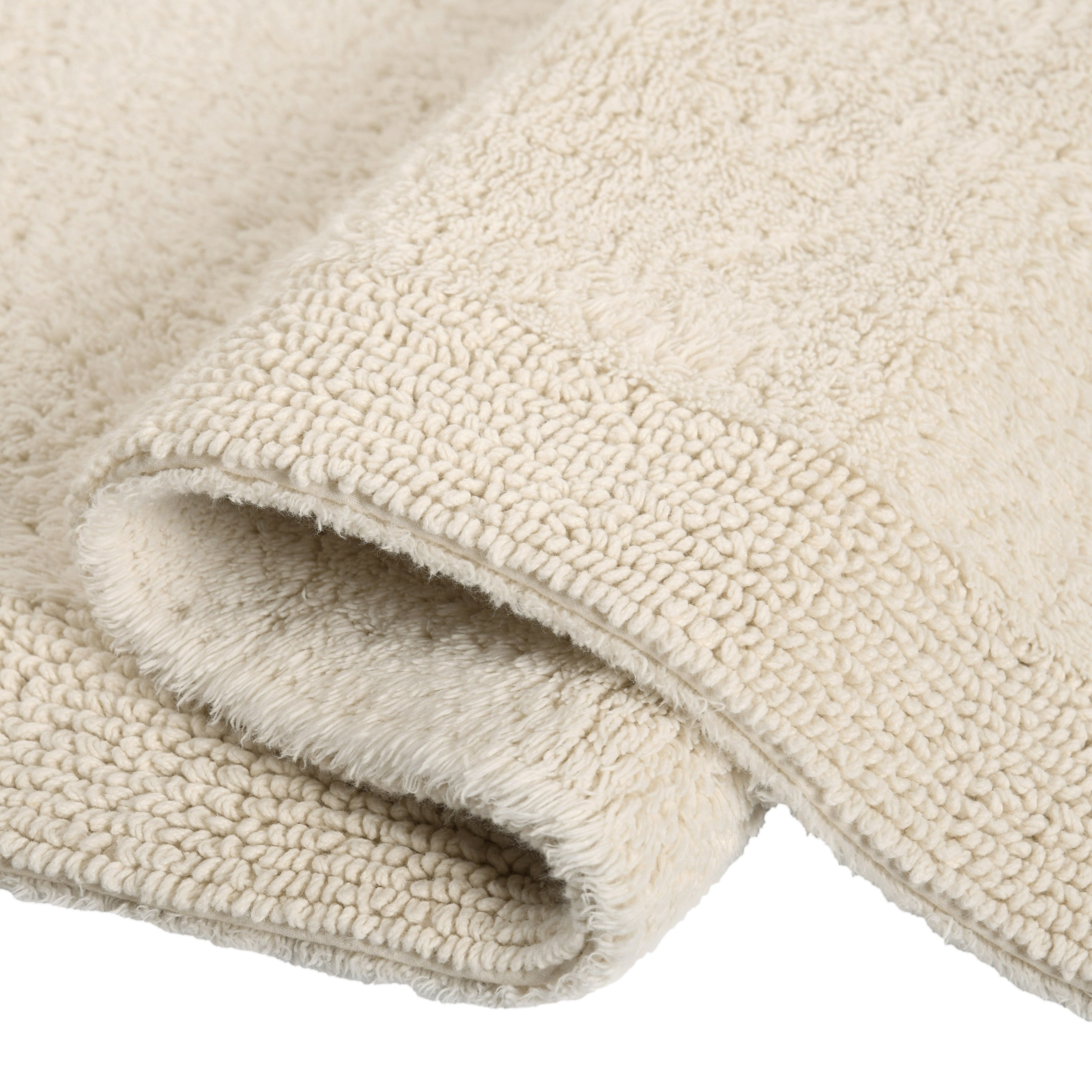 my home Badematte »Kapra, Badvorleger, Badezimmer Teppich« Höhe 14 mm beidseitig nutzbar | fussbodenheizungsgeeignet | strapazierfähig mit Bordüre, Badteppich, Badematte, Baumwolle