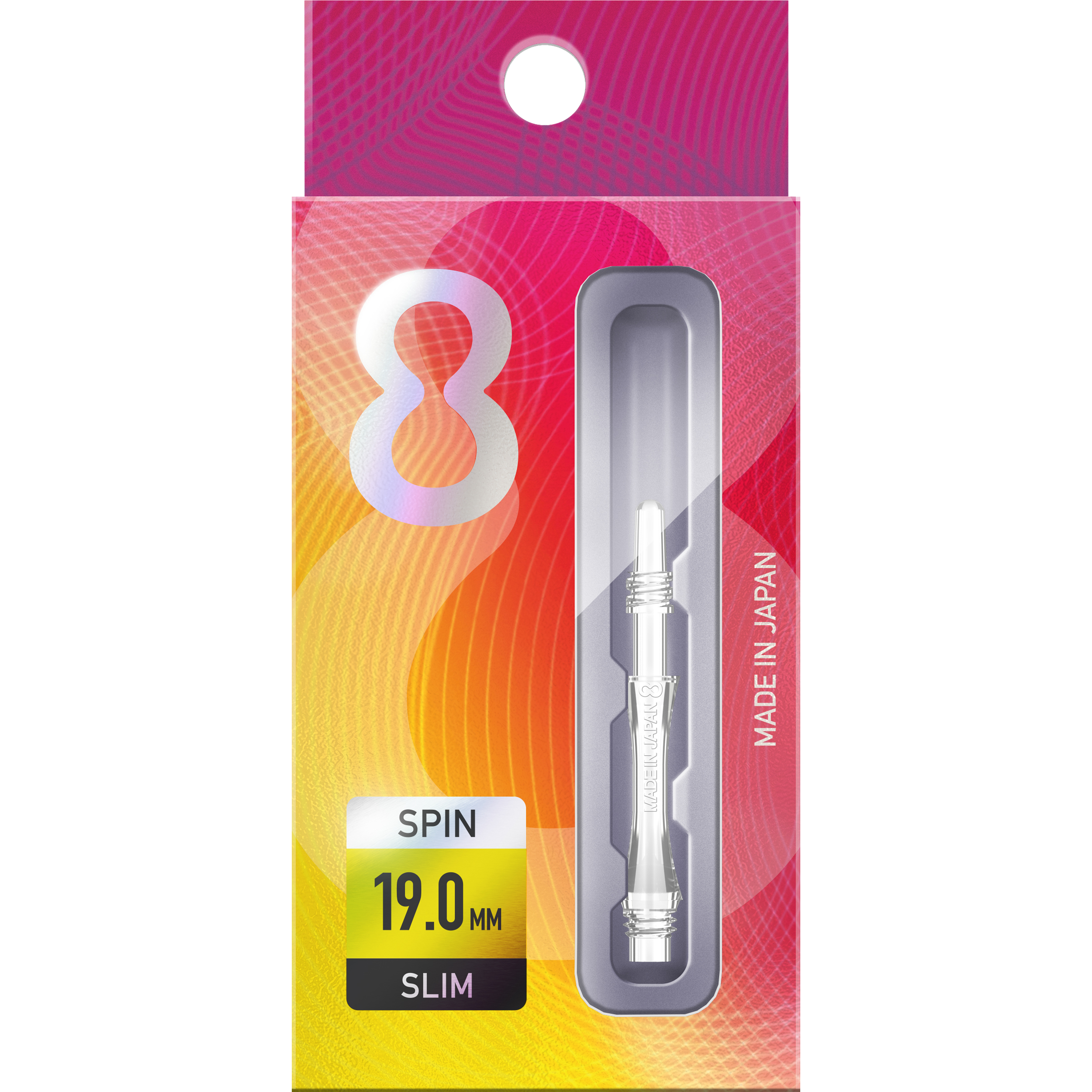 8 Flight - Slim Spin Shaft - Transparent