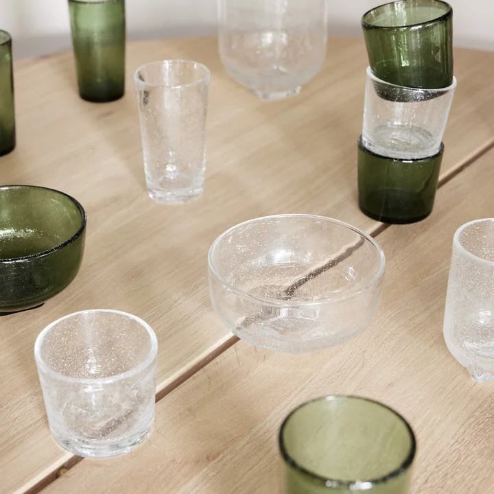 OYOY - Kuki Glas, large, klar (4er-Set)