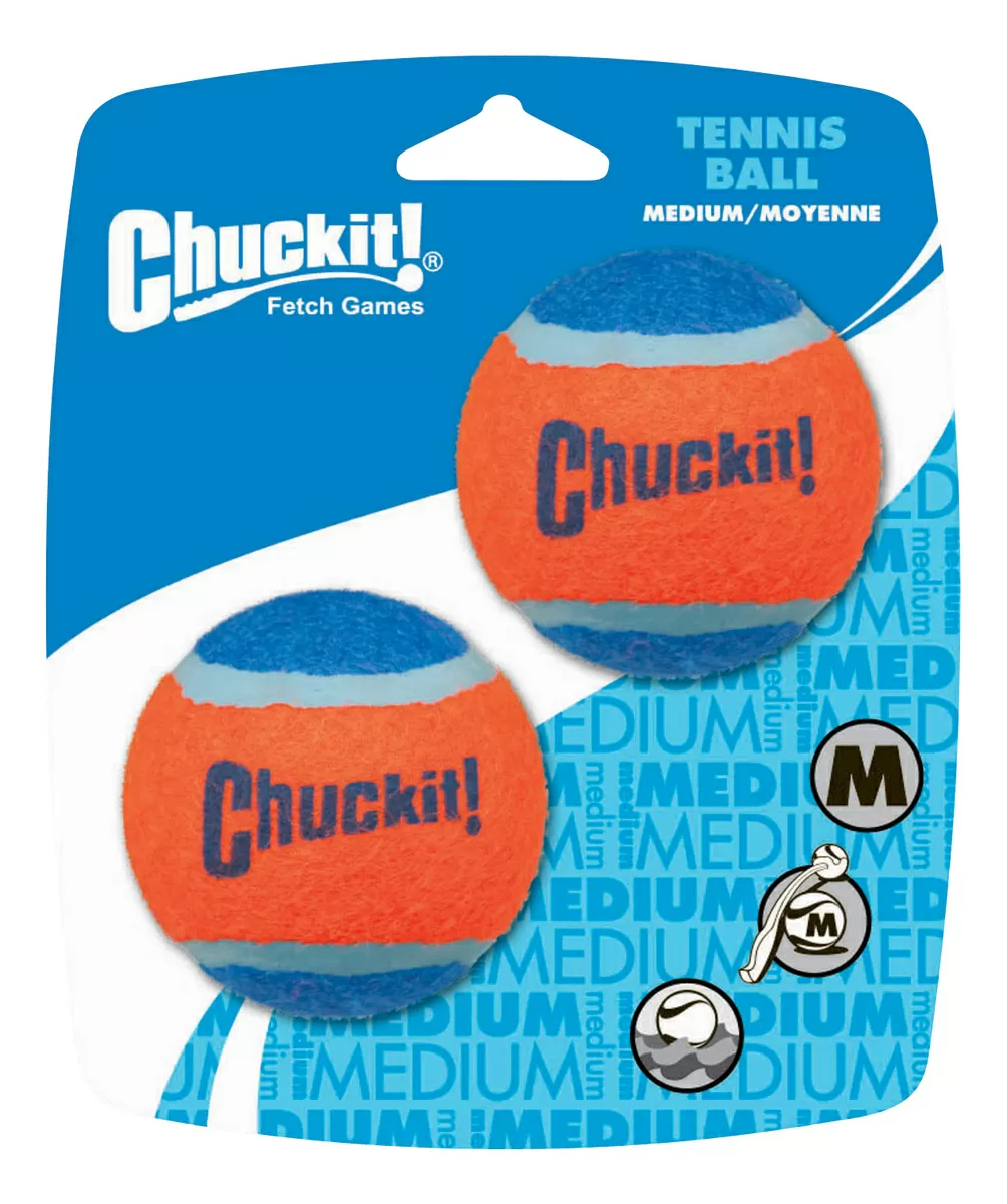 CHUCKIT Tennisbold - M - 2 stk.