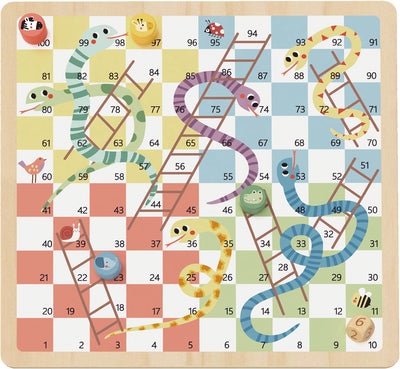 Tooky Toy Ludo Brettspill 2-i-1