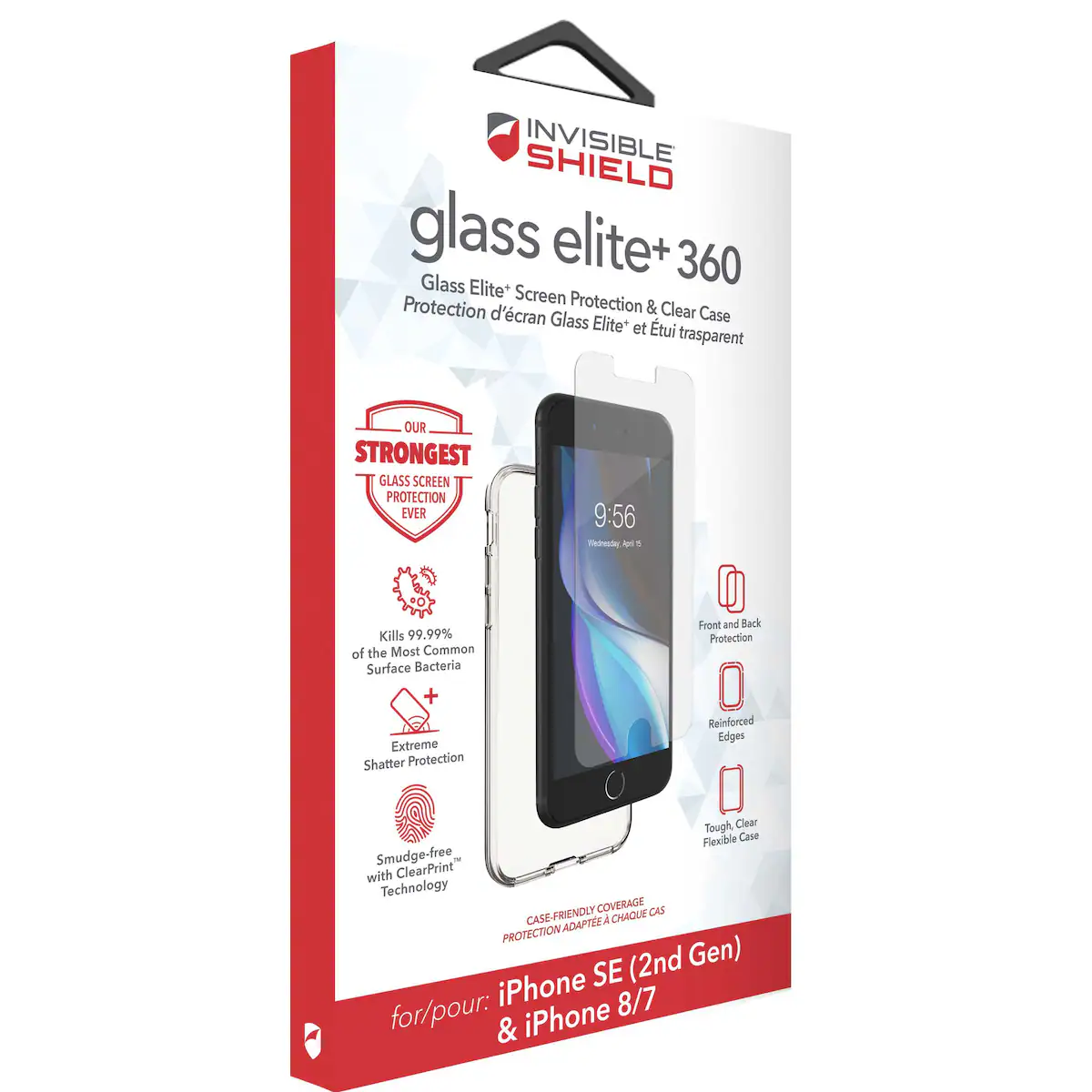 Zagg Glass+Cover til iPhone 6/7/8/SE Gen.2/3