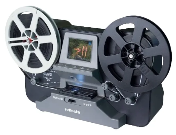 Reflecta Film Scanner Super 8 – Normal 8, Film/dias scanner, Sort, LCD, 6,1 cm (2.4