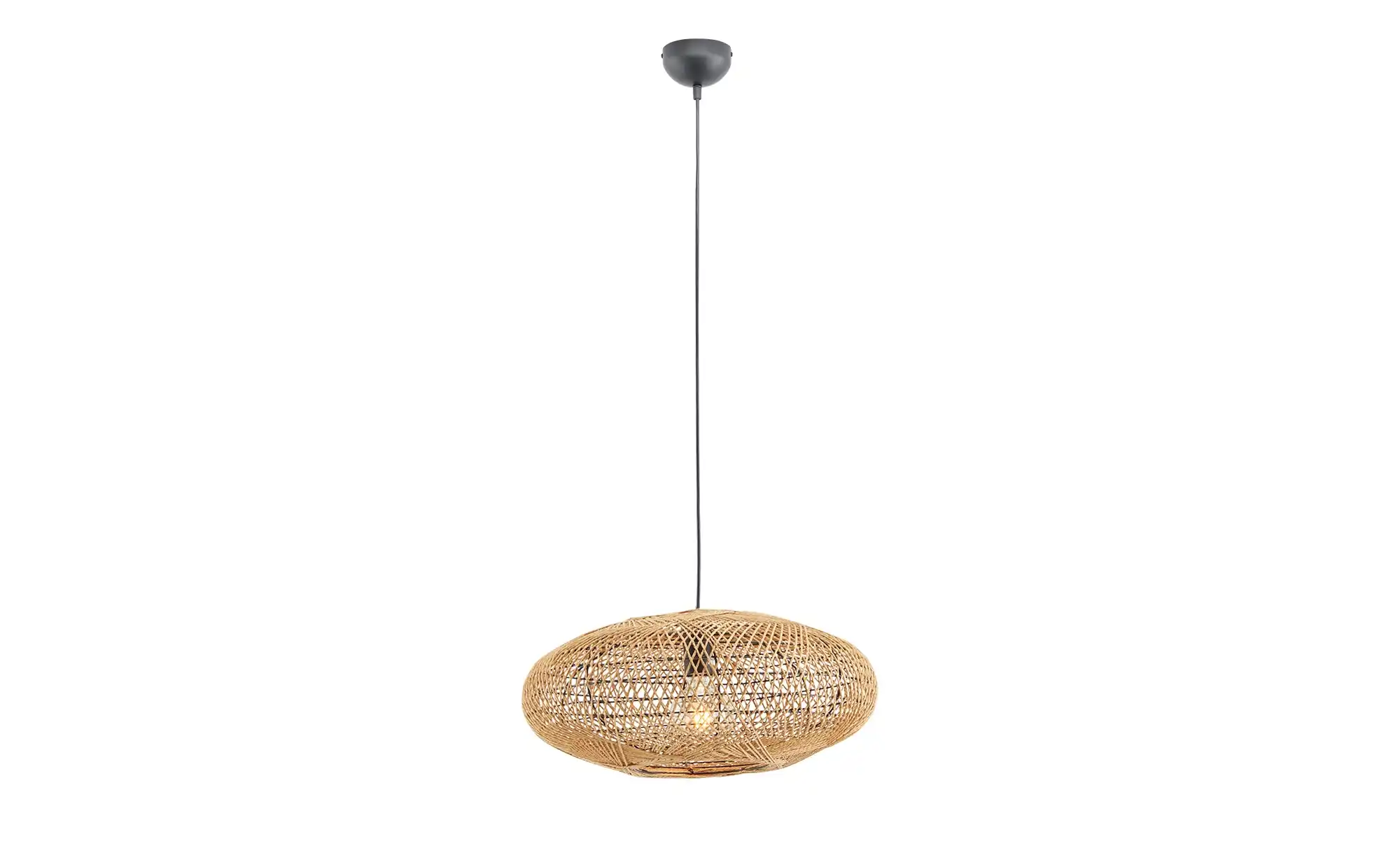 Trio Pendelleuchte, 1-flammig, mit Sisal Schirm