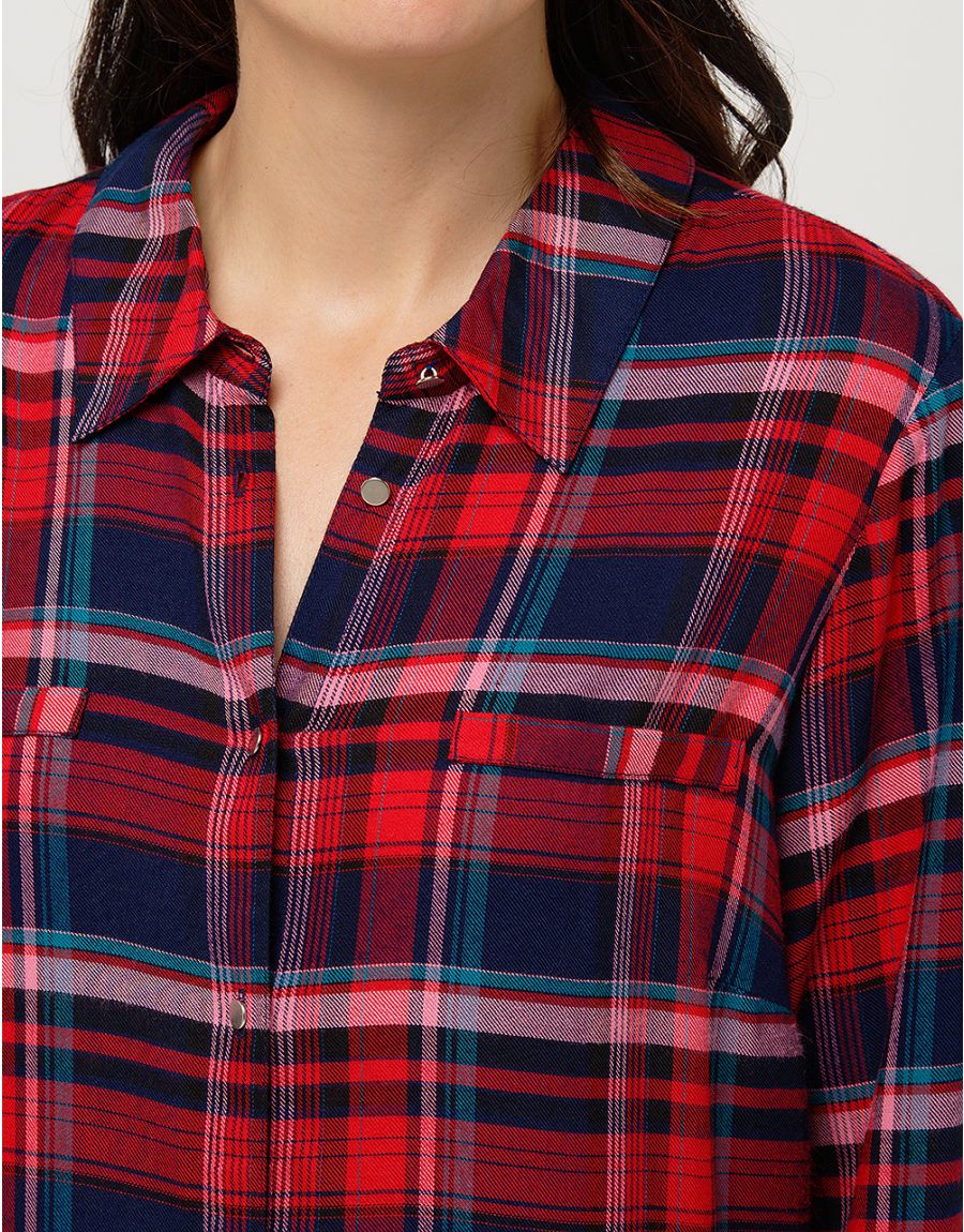 Chemise carreaux rouge