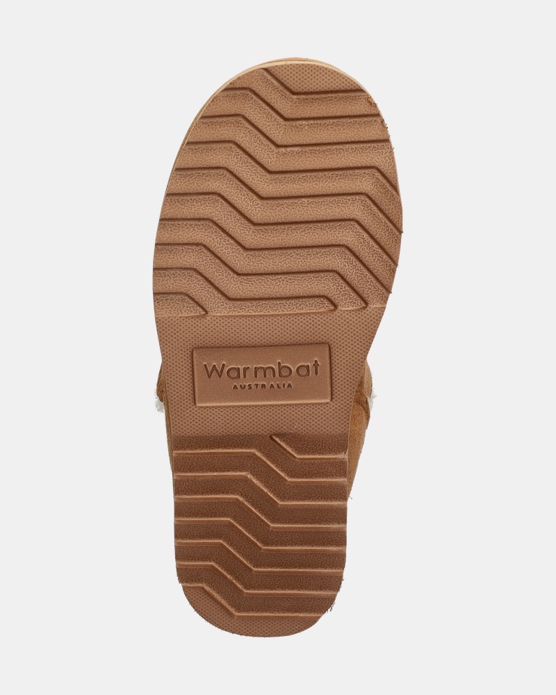 Warmbat Australia Willow Plateau Gevoerde boots  - cognac