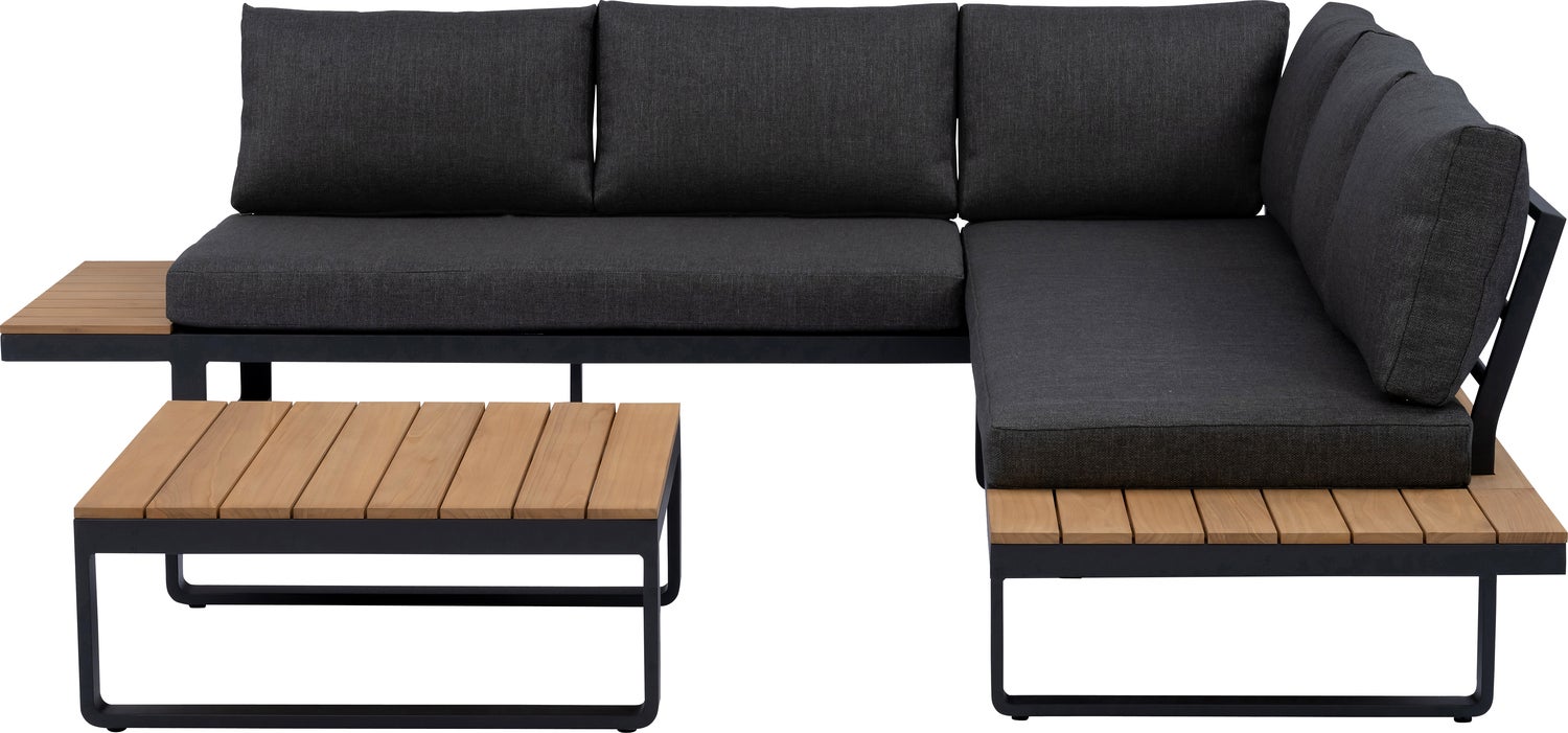 Intratuin 4-zits loungeset Bodhi antraciet