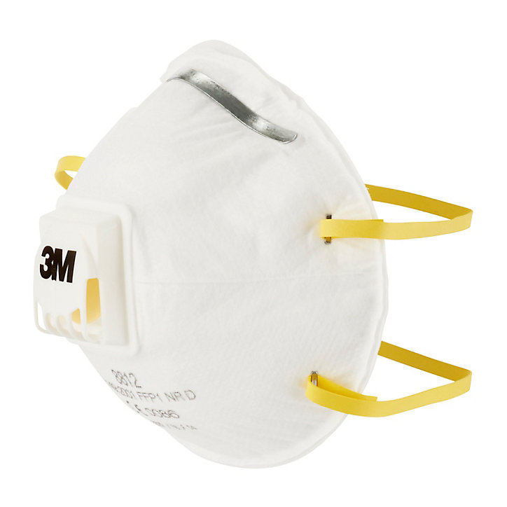 Masque anti-poussière avec valve FFP1 3M, 3 pièces