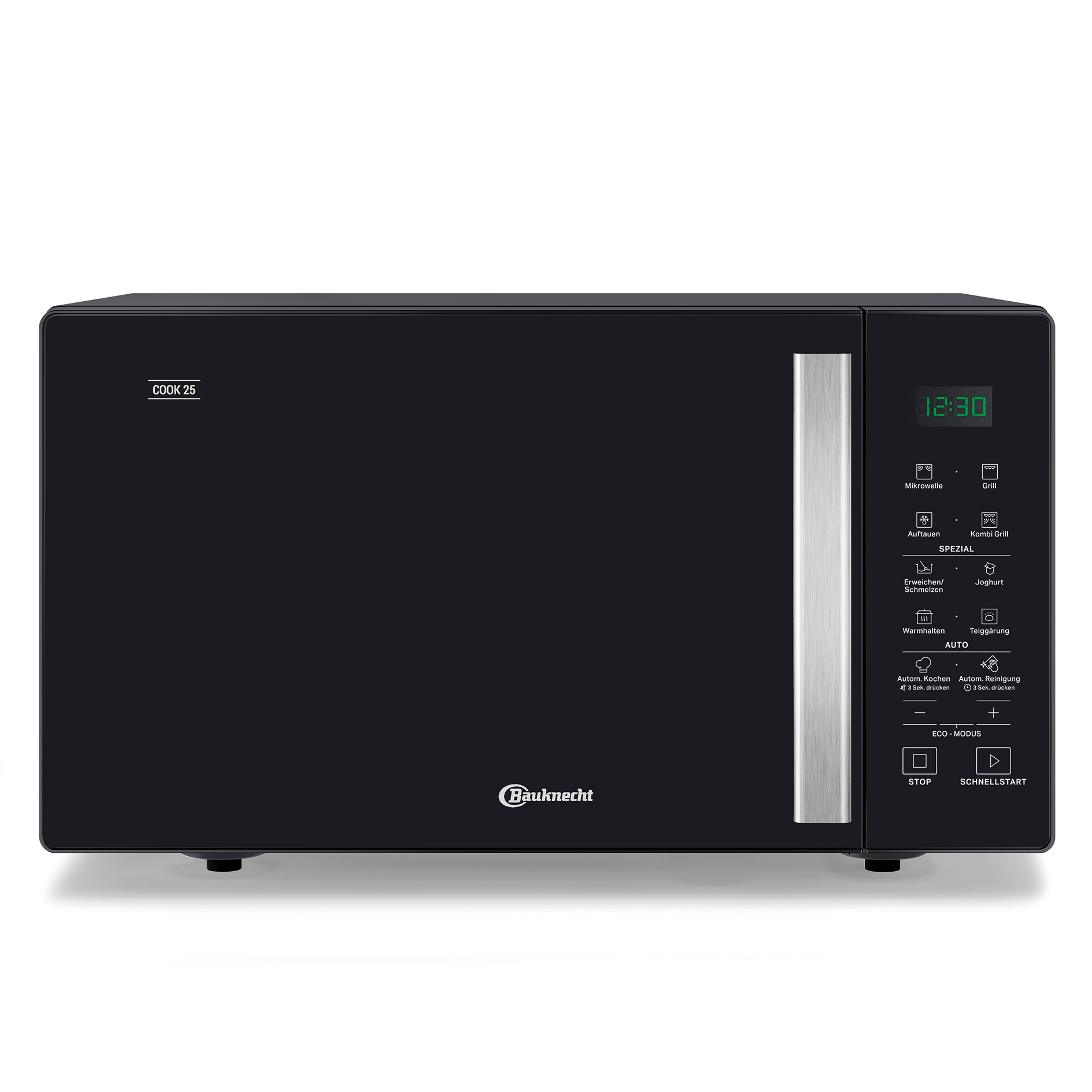 BAUKNECHT Mikrowelle MWK 253 B - schwarz - 25 Liter
