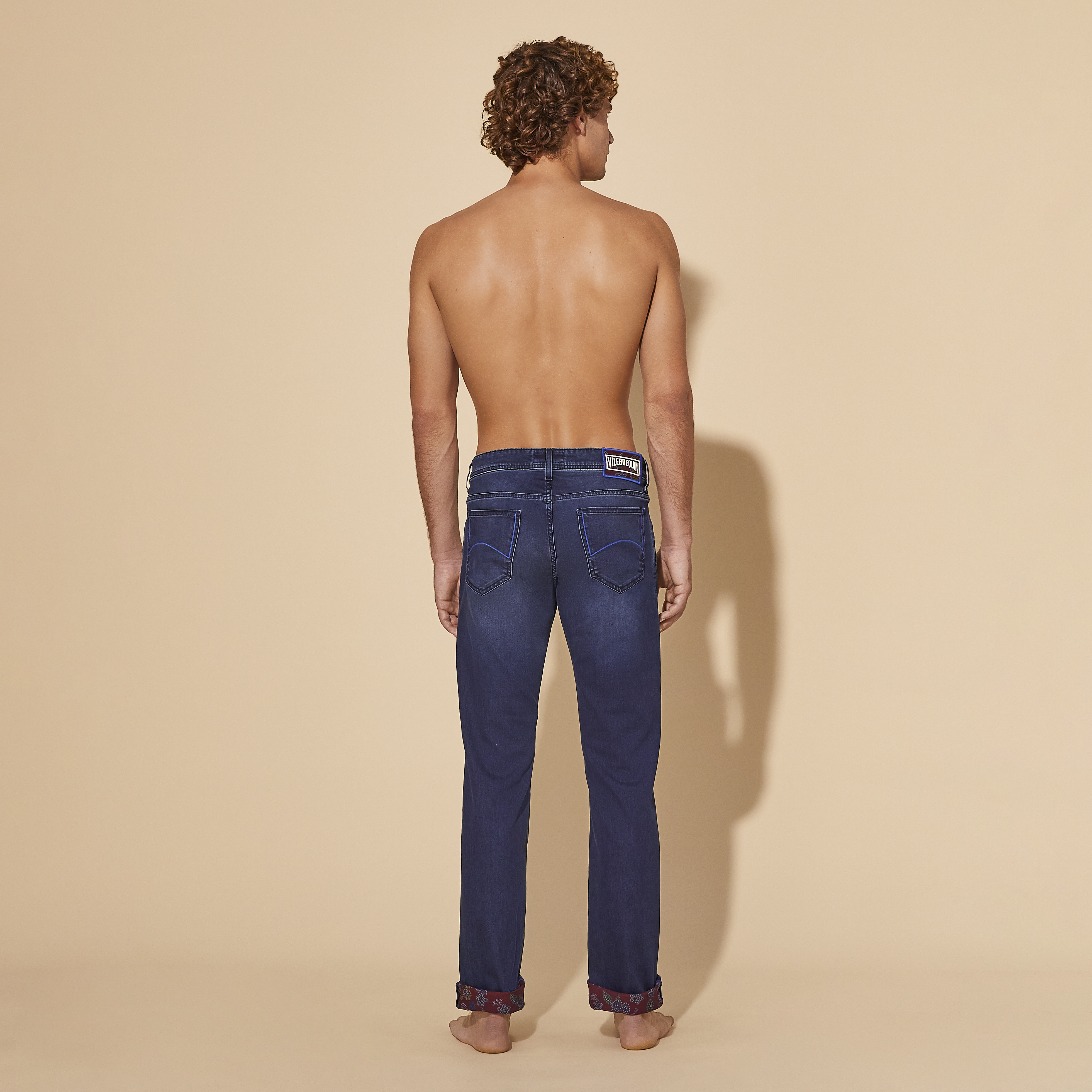 Jean Stretch 5 Poches Homme Mosaïque | Pantalon Homme Vilebrequin