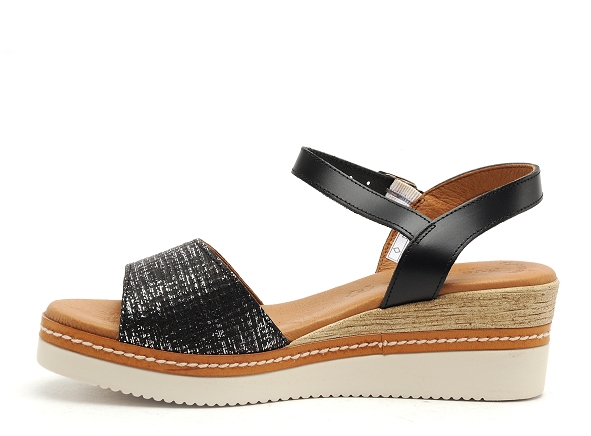 Eva frutos nu pieds talons femme 569 noir