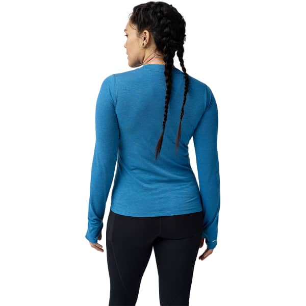 T-shirt trail BROOKS HIGH POINT LONG SLEEVE W CELESTIAL