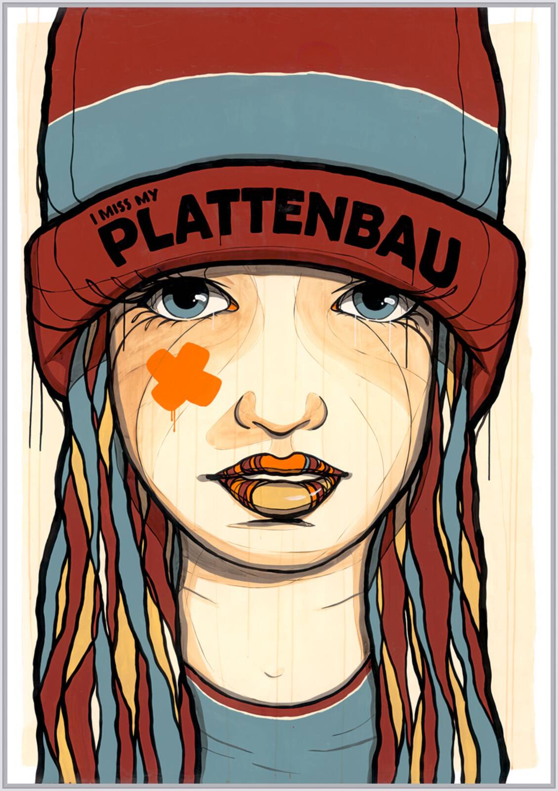 I miss my Plattenbau by El Bocho - Limited Edition. Edition of: 250. Signed.