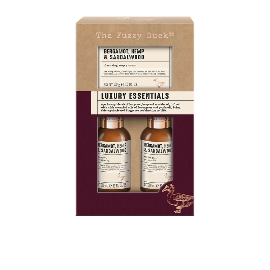 The Fuzzy Duck Men's Luxury Essentials Gift Set - 1un