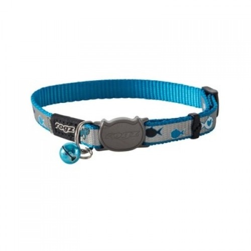 Coleira Reflocctocat para gatos na cor azul