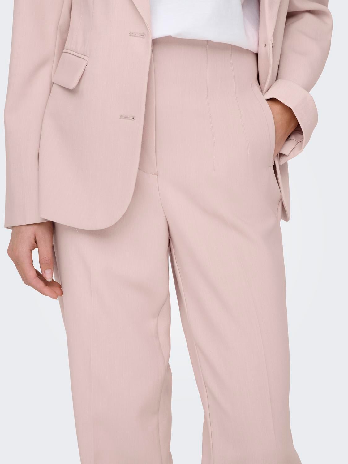 ONLRAVEN Hohe Taille Normal geschnitten Hose Violet Ice