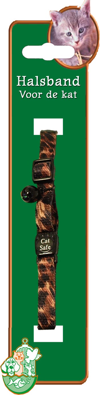 Boon kattenhalsband luipaard print