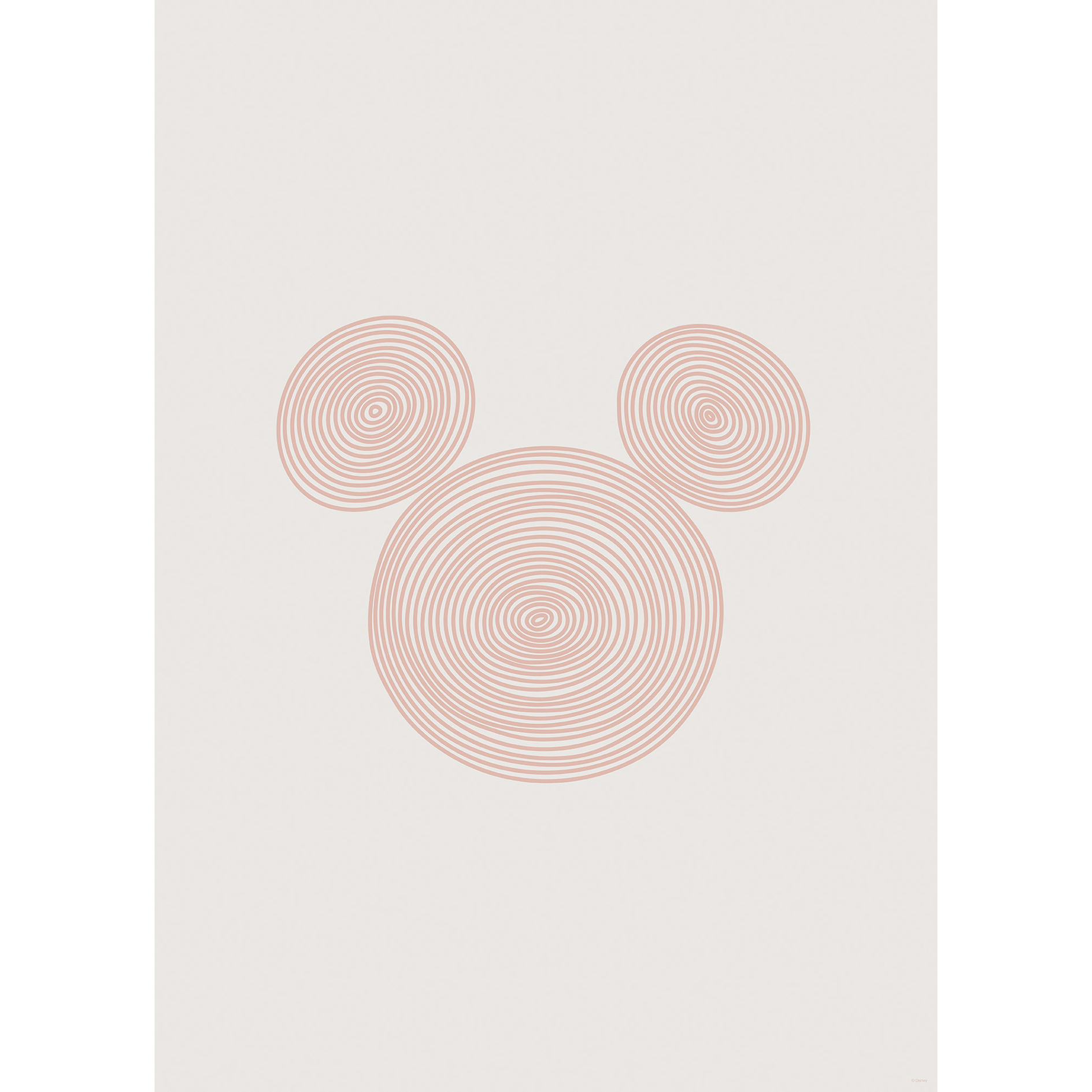 Wandbild PINK CURLS - rosa - 50x70 cm