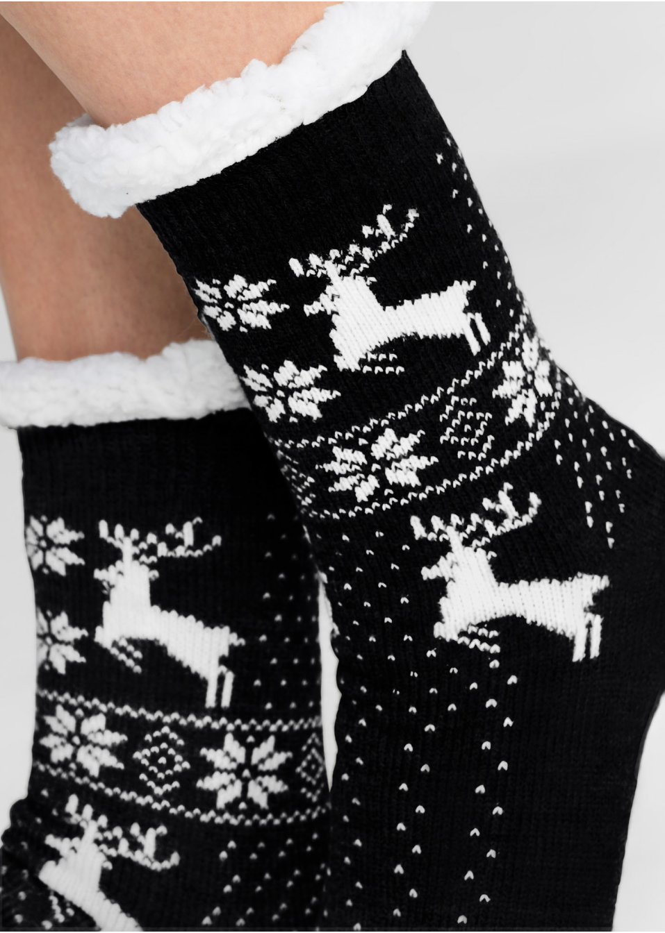 Chaussettes douillettes avec fourrure peluche