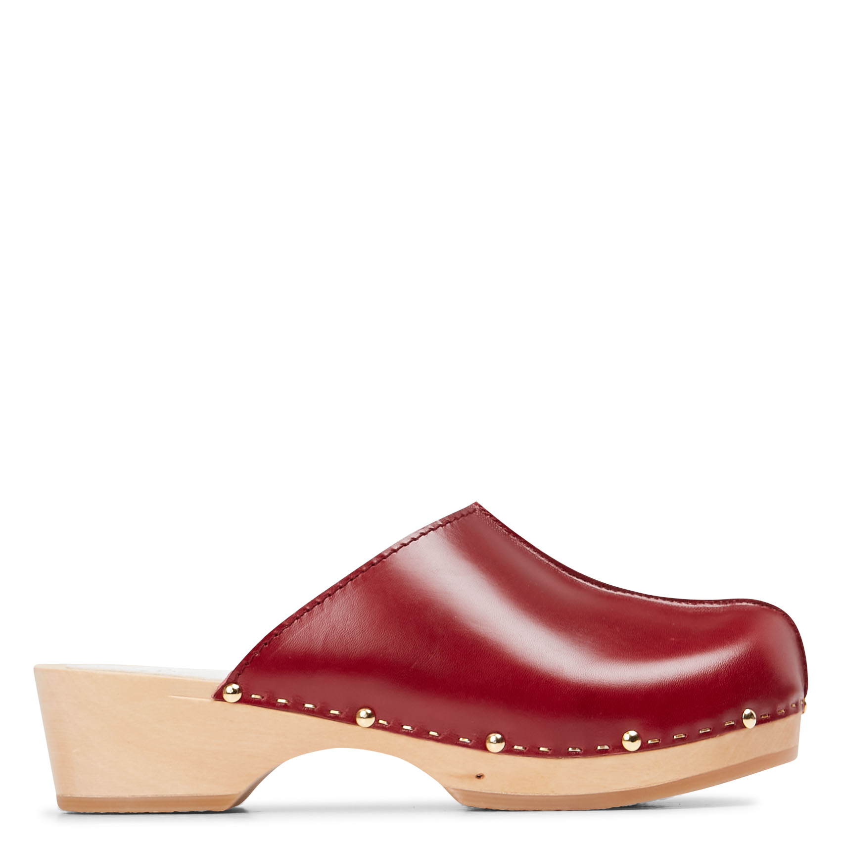 YSSA - Sabots en cuir | Rouge