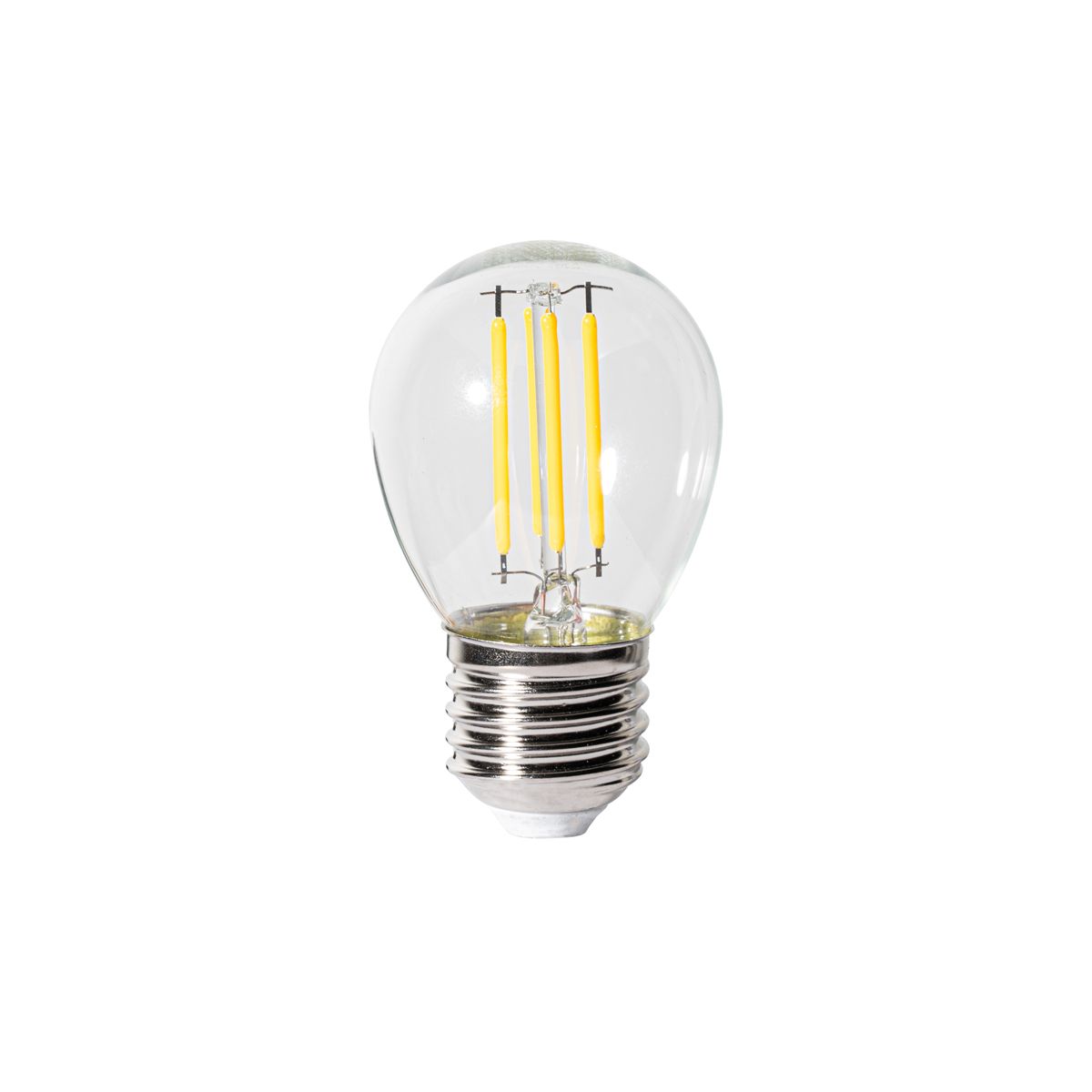 E27 3-staps dimbaar LED lamp P45 helder glas 5W 470 lm 2700K