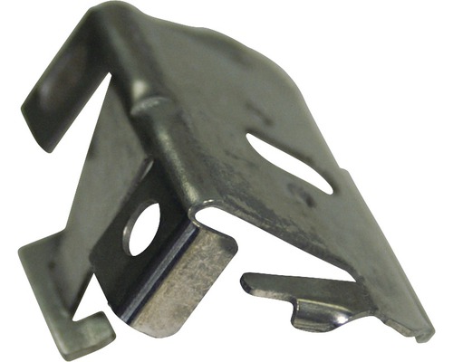 Universele steunbeugel, 22 mm profiel van aluminium, aluminiumkleurig