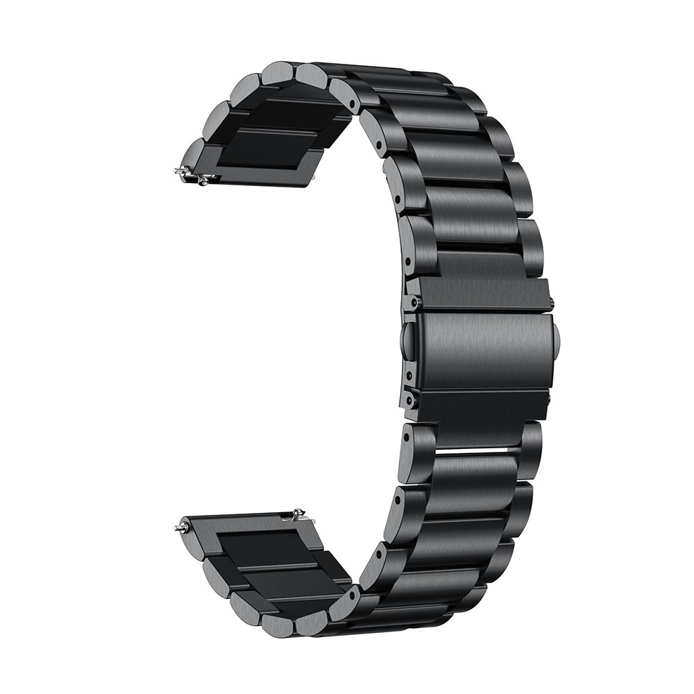 Samsung Galaxy Watch 6 (40mm/44mm) / 6 Classic (43mm/47mm) Edelstahl Armband Butterfly Verschluss - Schwarz